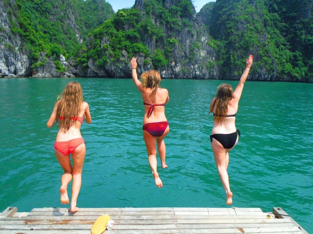 Hotel Golden Star Cruise Nan Giang Exterior foto